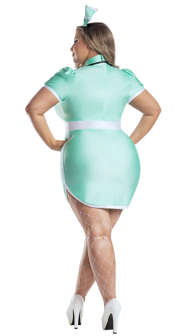 Plus Size Scrub You Down Costume