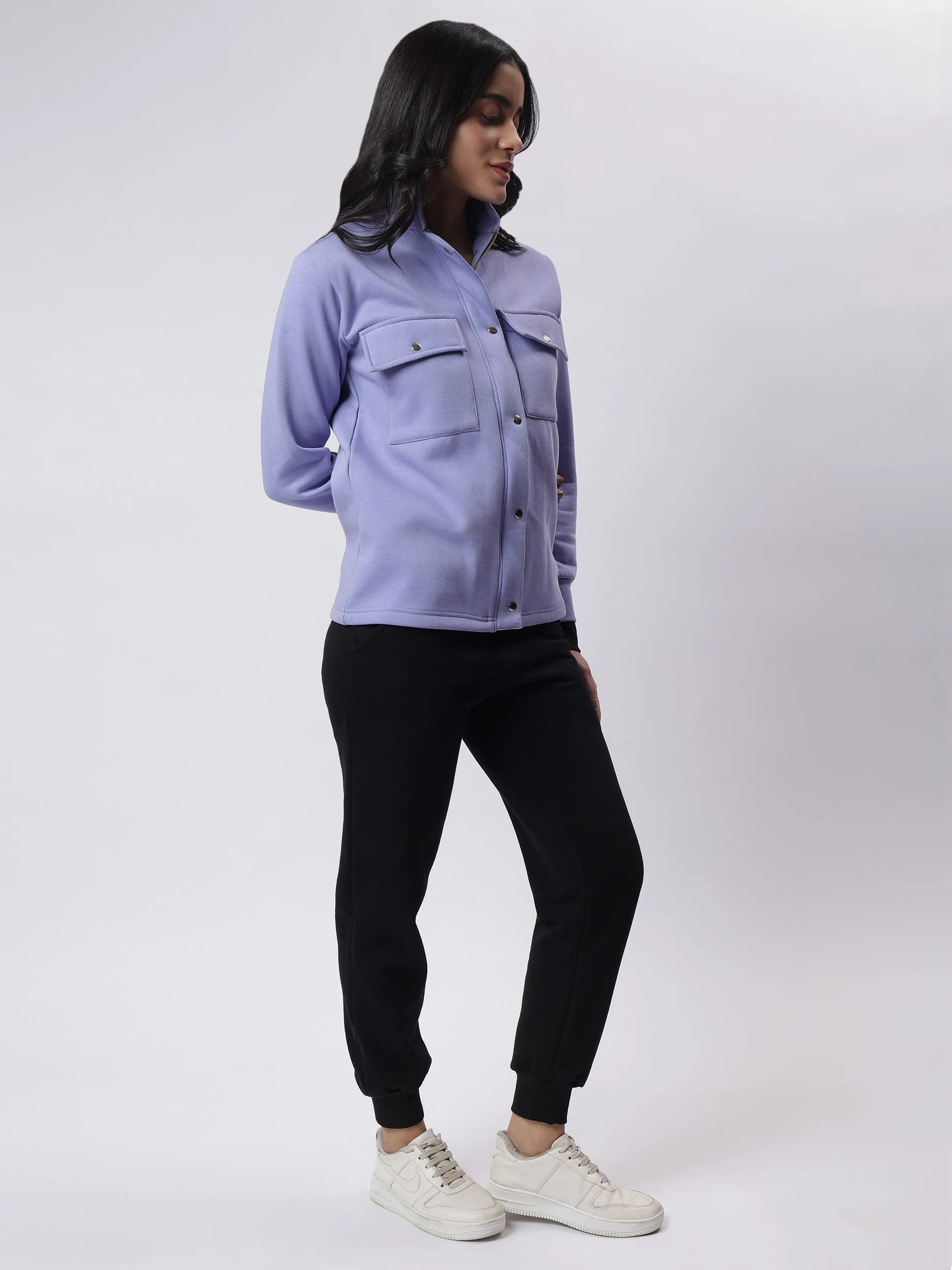 Pro Winter Purple Fleece Co-ord Set