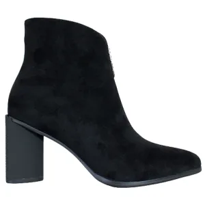 Redz  Block Heeled Ankle Boots -D4211 -  Black
