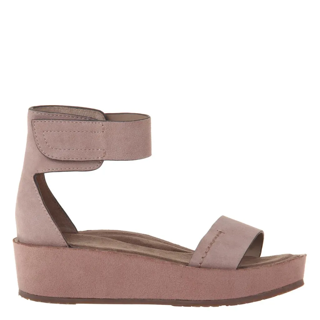 RENZI in PECAN Wedge Sandals