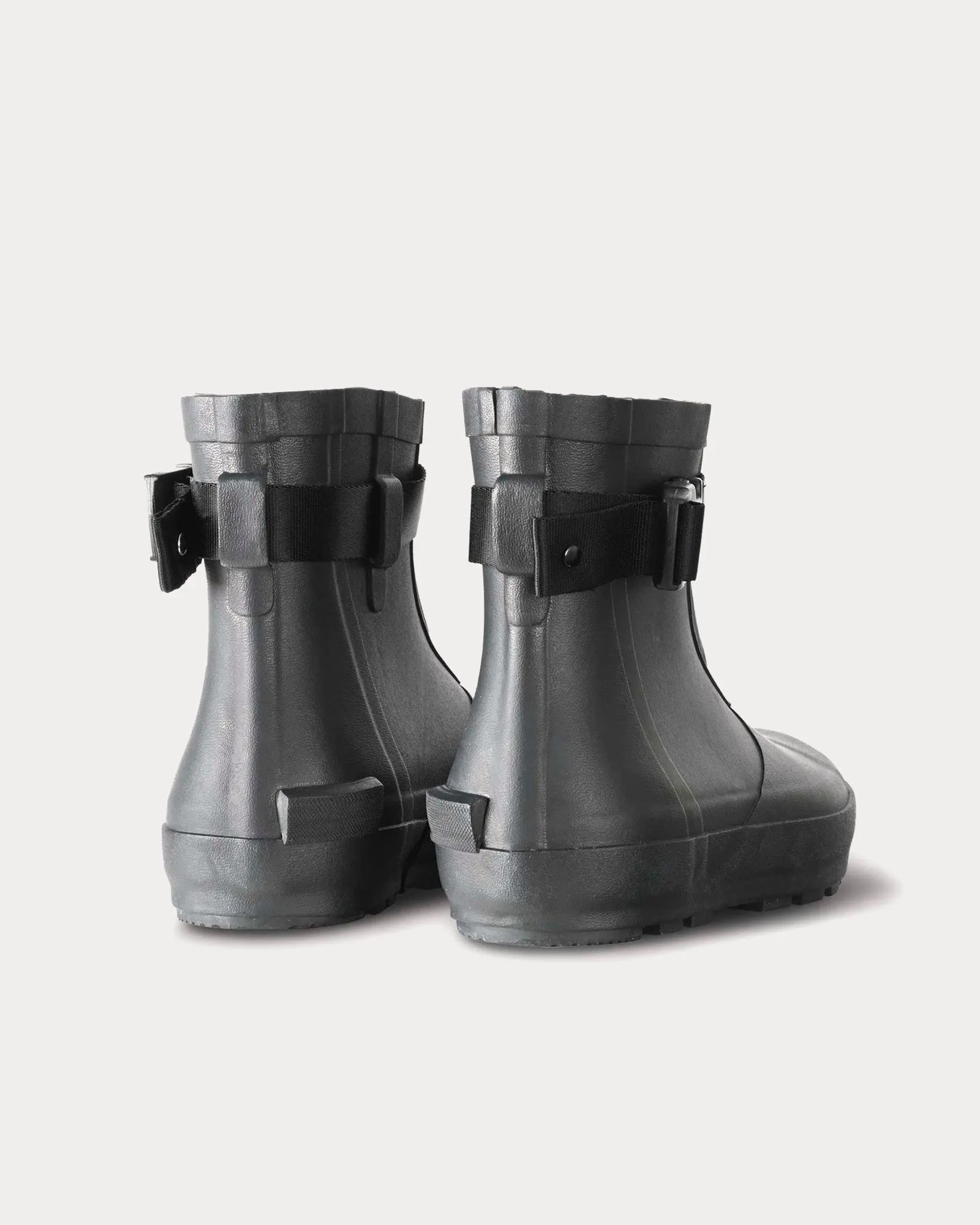 Rubber Charcoal Rain Boots