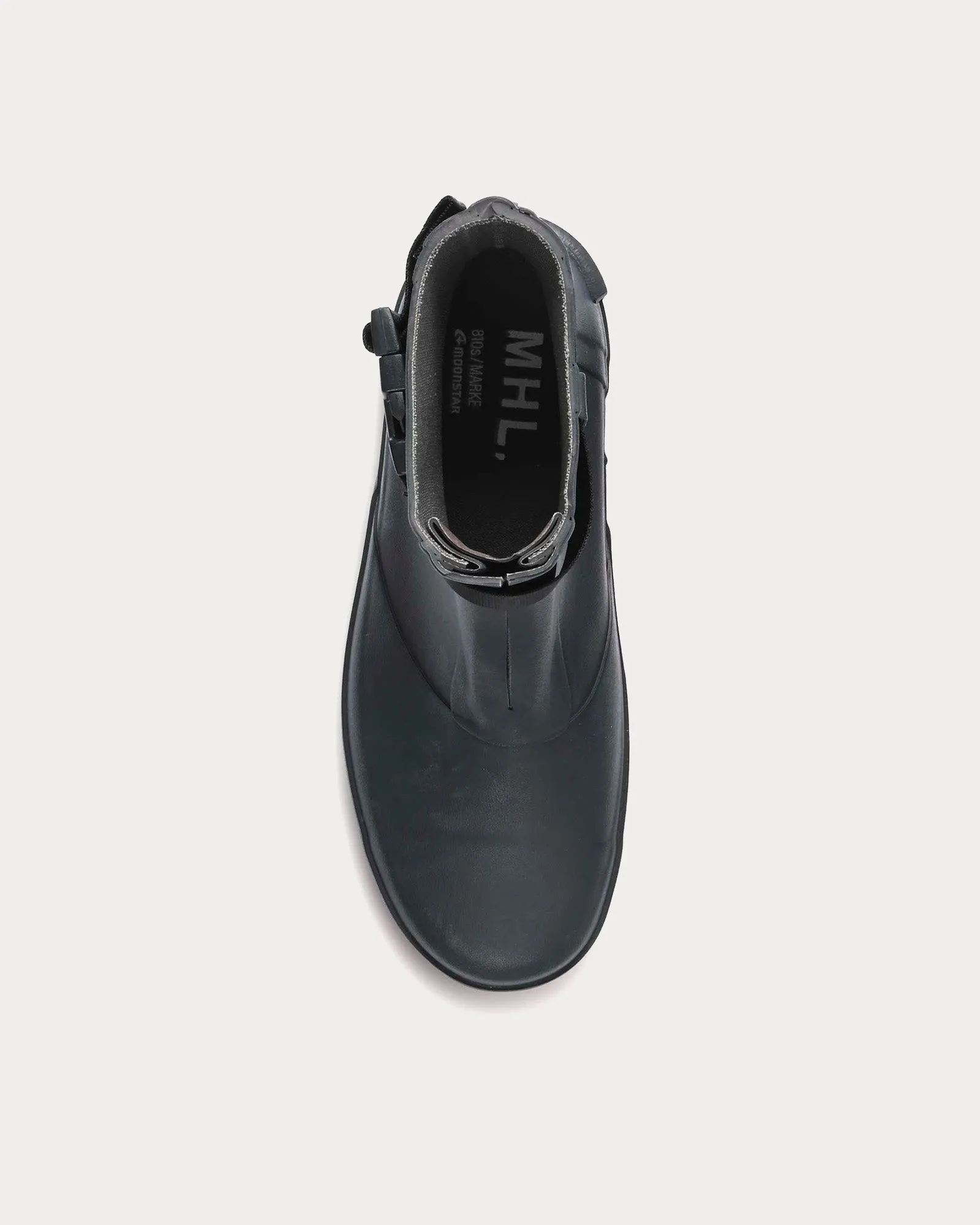 Rubber Charcoal Rain Boots