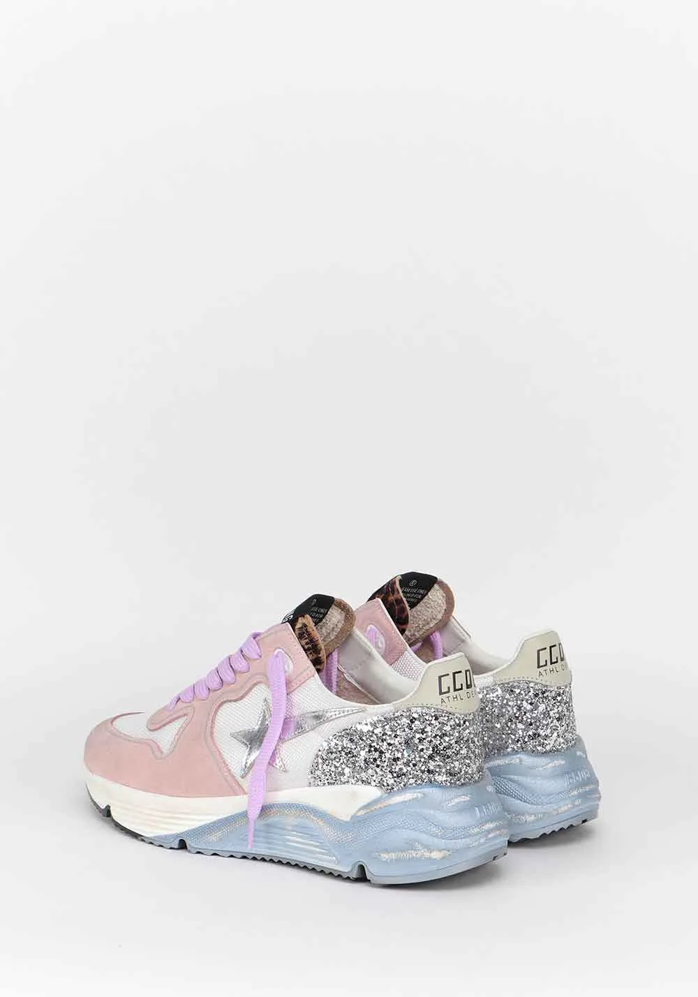 Running Sole White/Pink/Silver