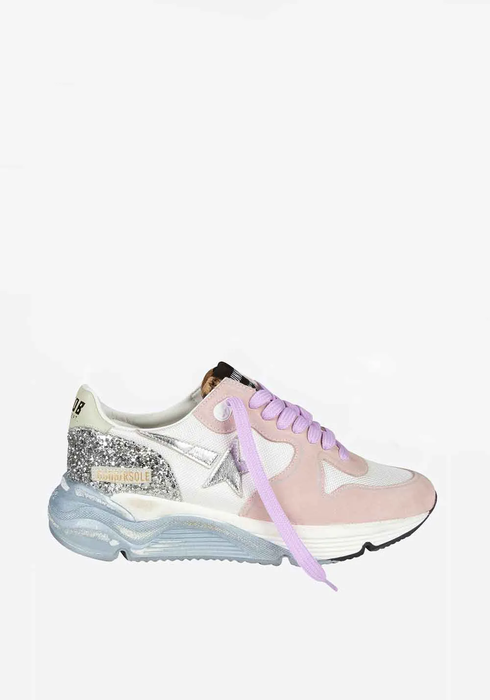 Running Sole White/Pink/Silver