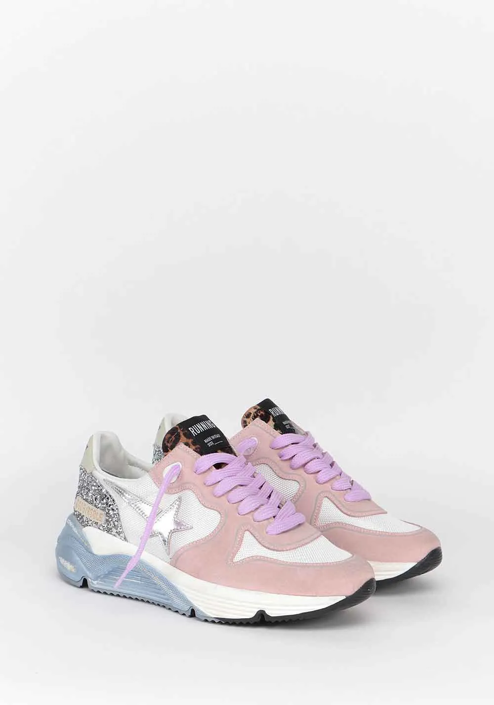 Running Sole White/Pink/Silver