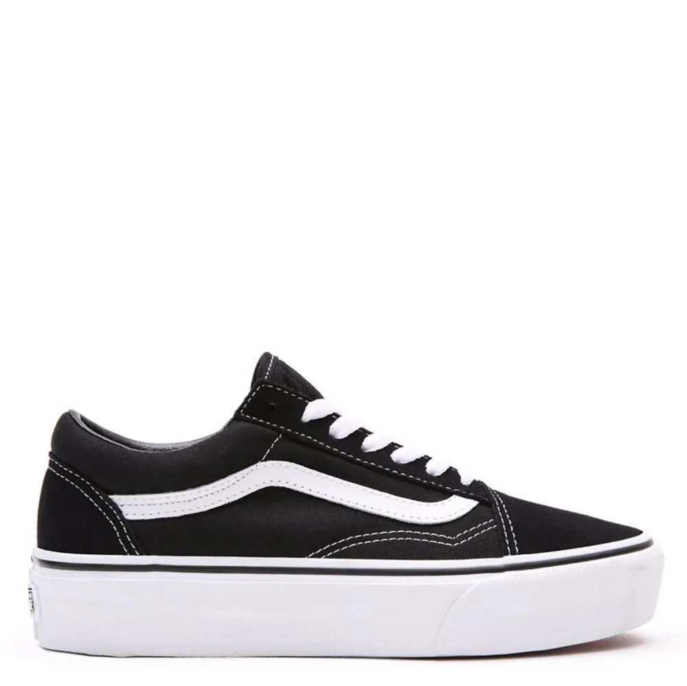 Scarpe Donna VANS Sneakers Old Skool Platform colore Nero e Bianco