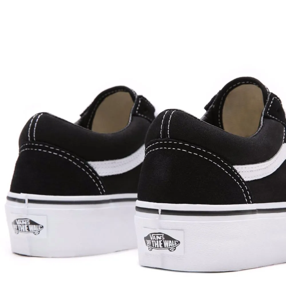 Scarpe Donna VANS Sneakers Old Skool Platform colore Nero e Bianco