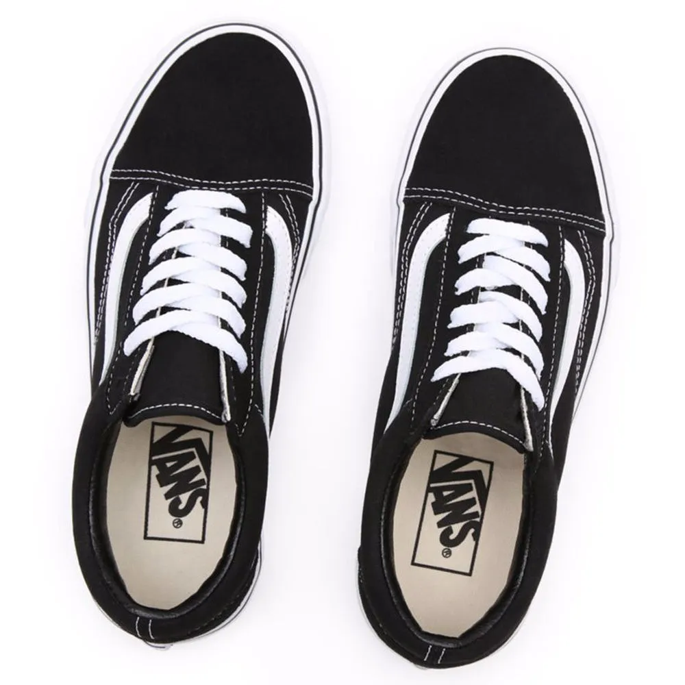 Scarpe Donna VANS Sneakers Old Skool Platform colore Nero e Bianco