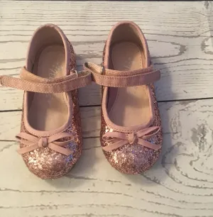 Size 5 Pink Glitter Party Shoes