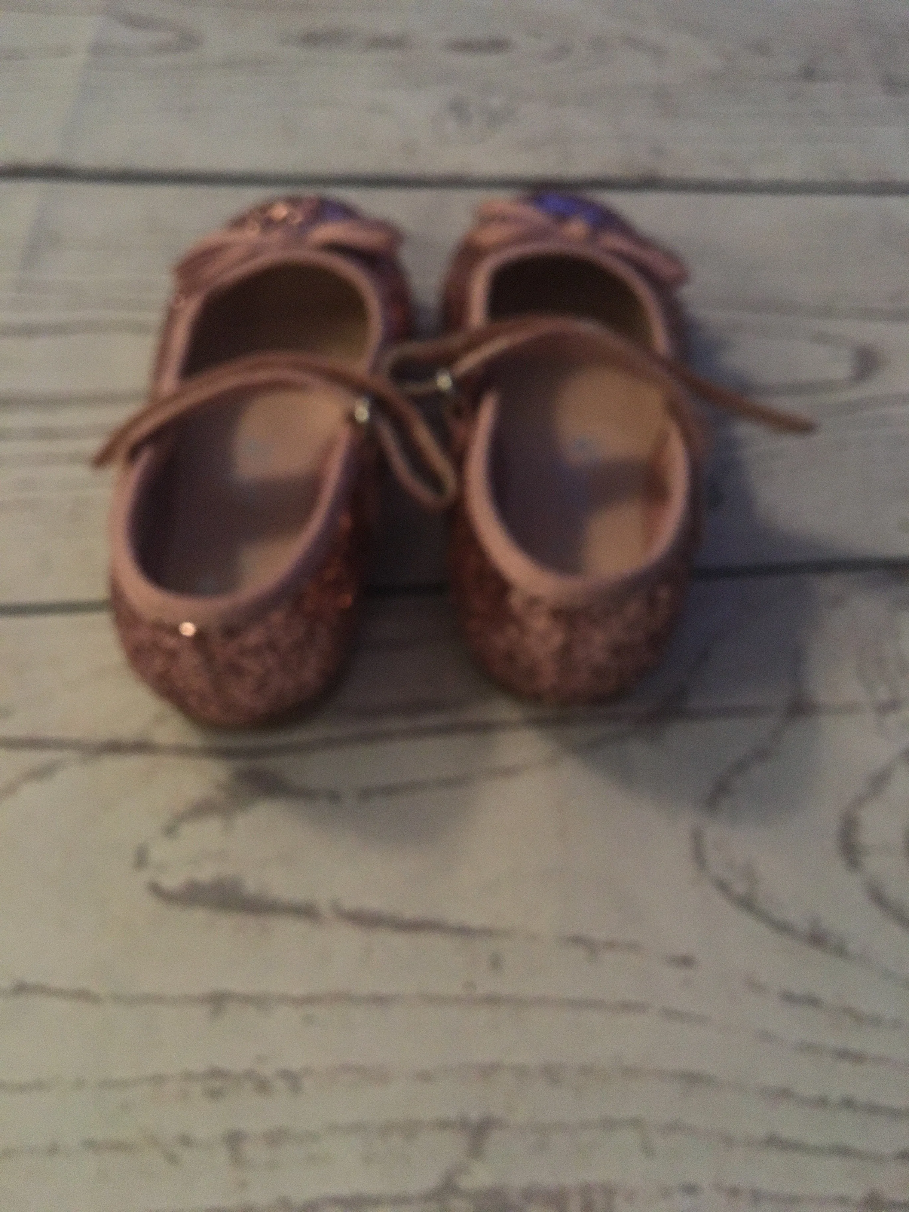 Size 5 Pink Glitter Party Shoes