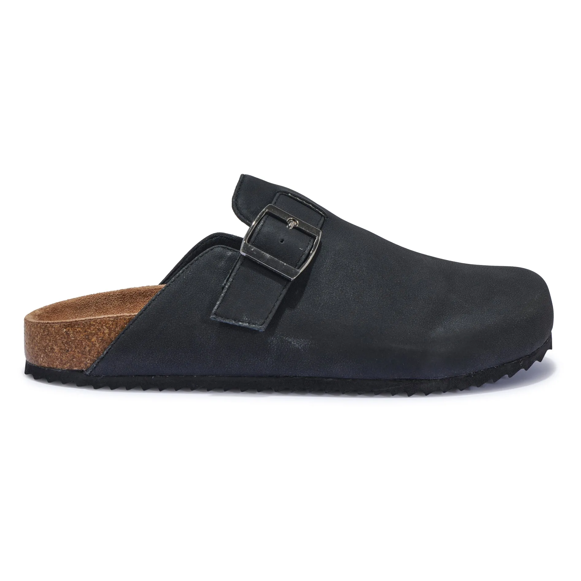 SODA1 BUCKLE DETAIL SLIP ON FLAT MULE