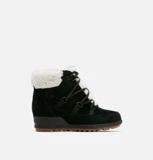 Sorel Women's Evie Cozy Lace Boots- Black Jet