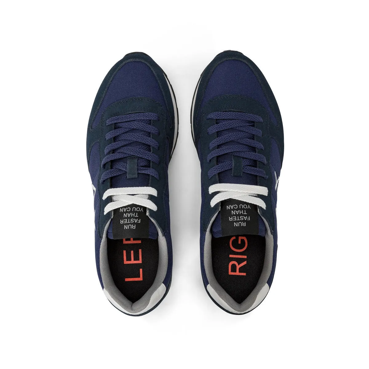 SUN68 TOM SOLID NAVY BLUE SNEAKERS FOR MEN