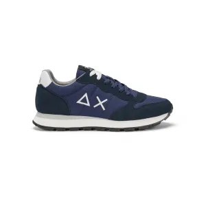 SUN68 TOM SOLID NAVY BLUE SNEAKERS FOR MEN