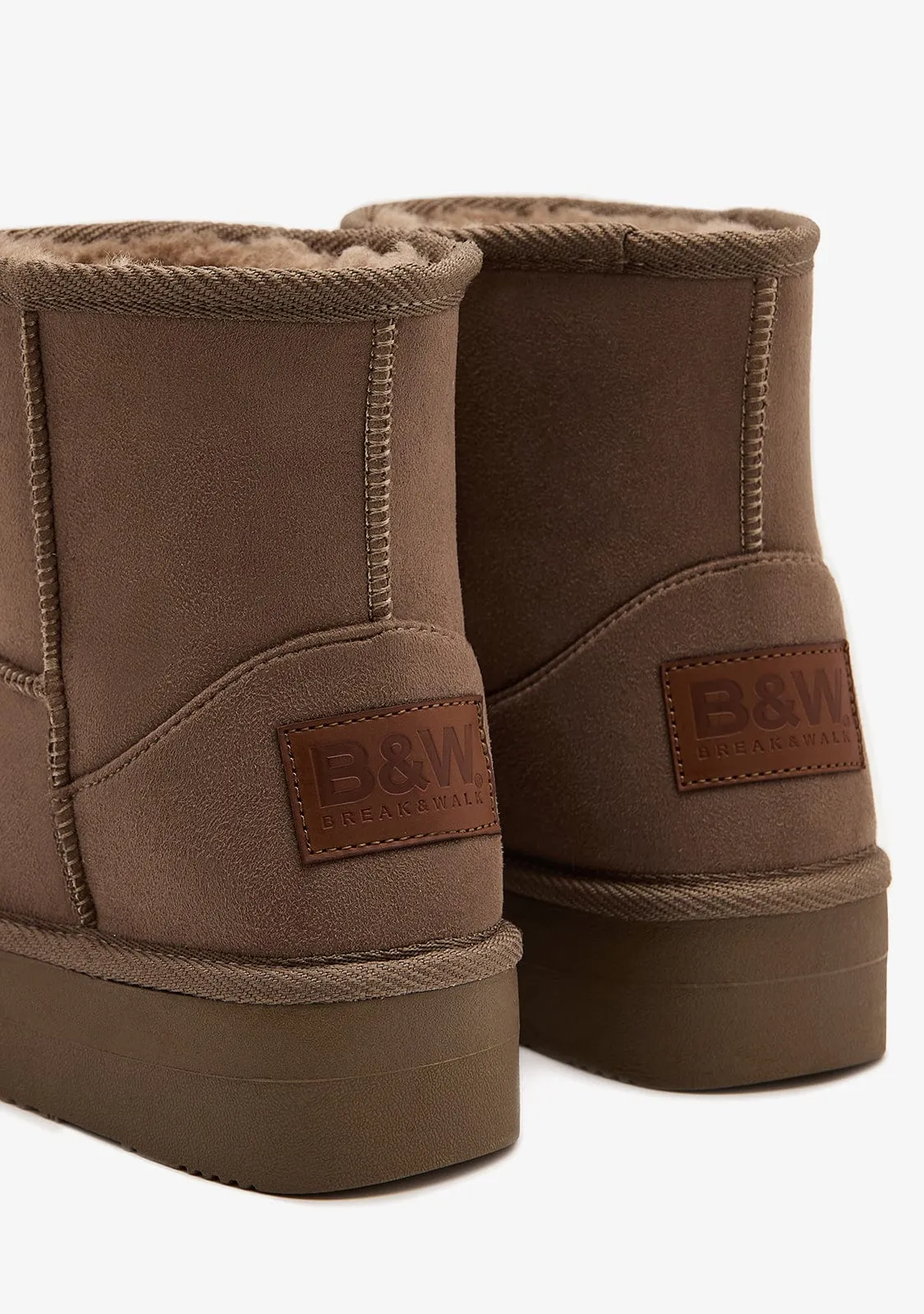 Taupe Australian Boots Water Repellent B&W
