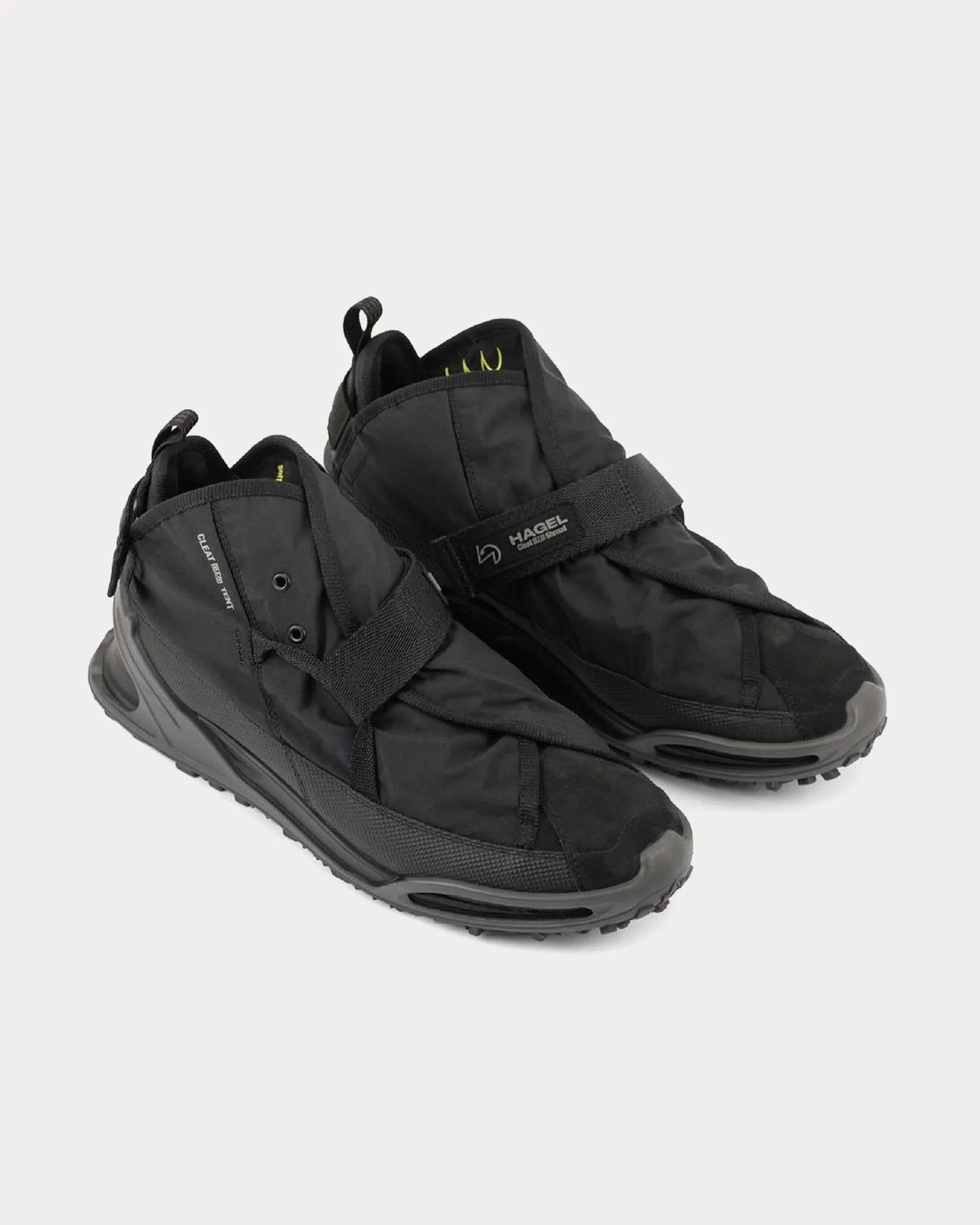 The Tent Dark Black Low Top Sneakers