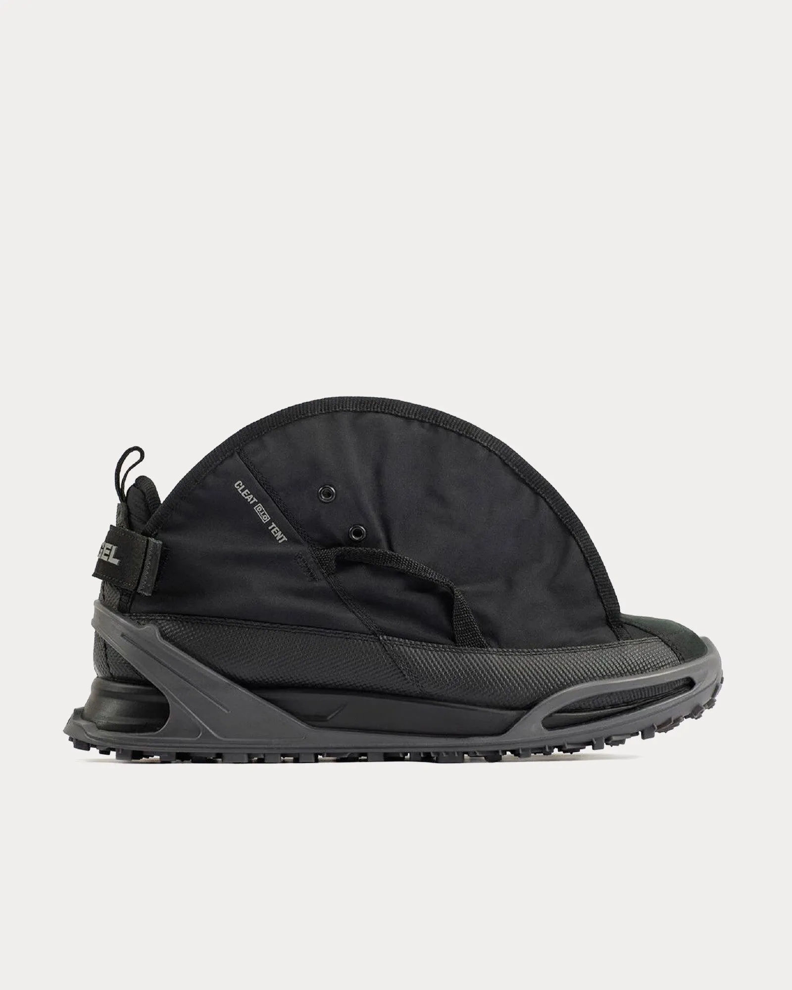 The Tent Dark Black Low Top Sneakers