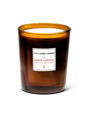 The White Coffee on Teta Balcony Candle