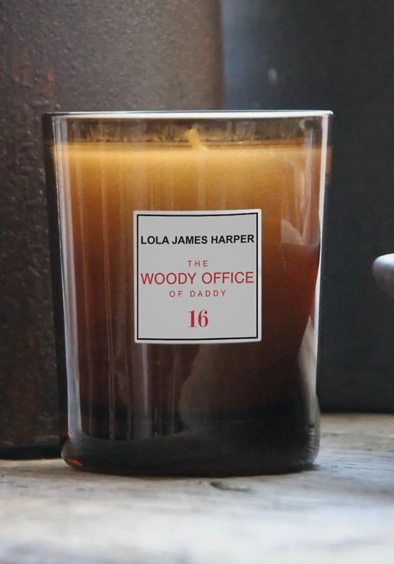 The Woody Office of Daddy Candle