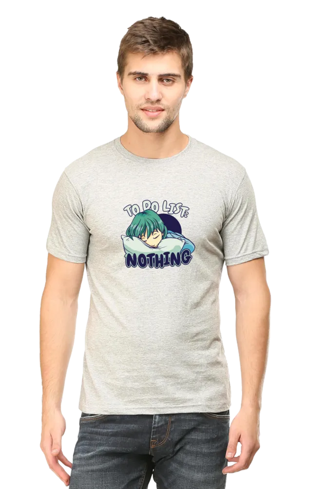 To Do List Nothing Printed T-shirt for men