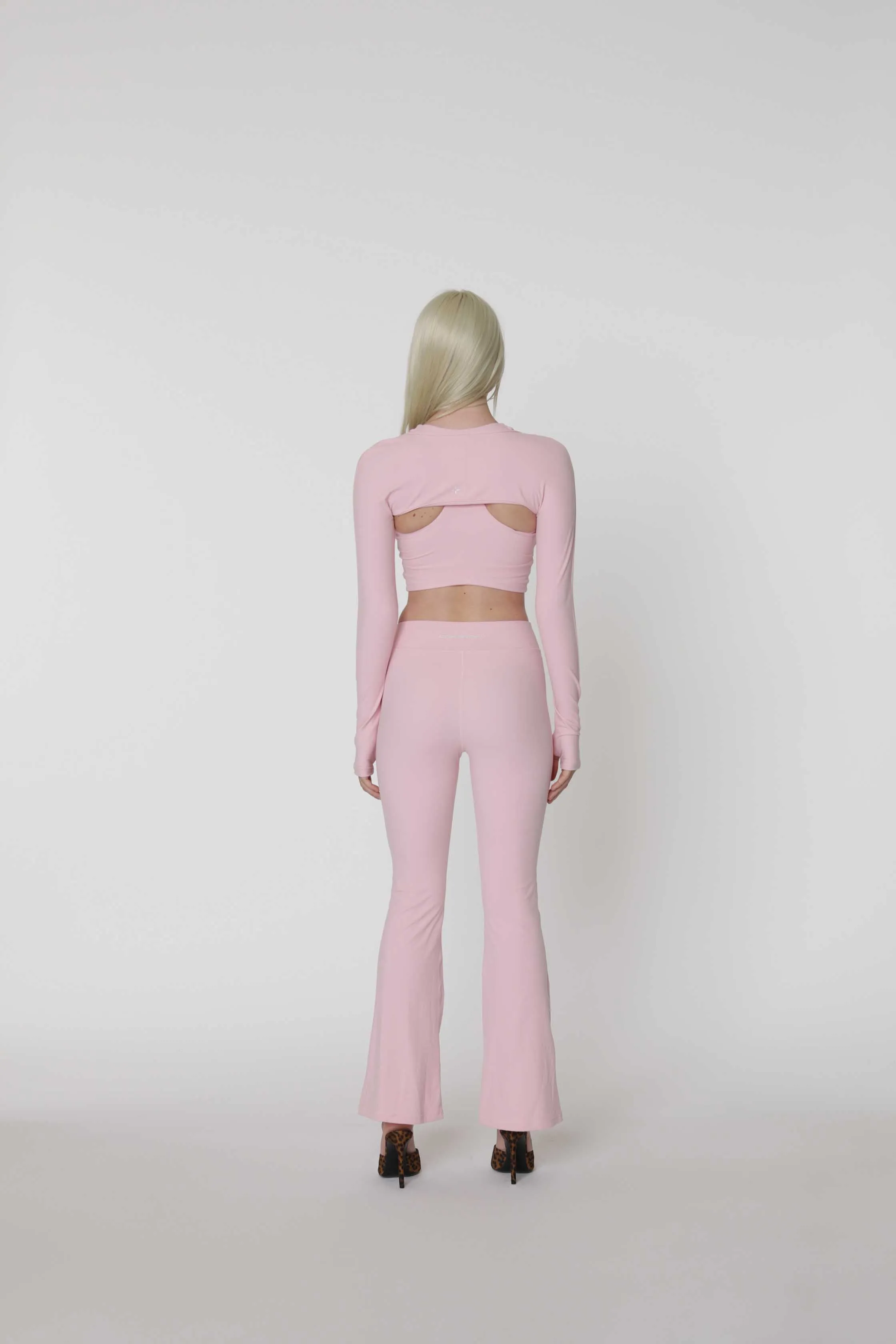 TRAIN FLARE LEGGING BALLET PINK