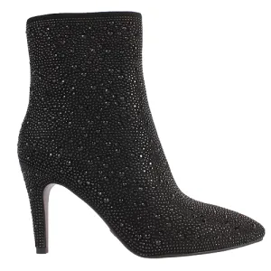 Una Healy Dressy Heeled  Ankle Boots - It Had To Be You - Black Sparkle