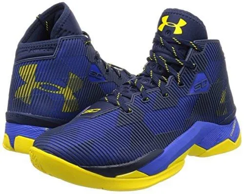 Under Armour Men's Curry 2.5 Basketball Shoes Team Royal/Midnight Navy/Taxi Size 8 M US