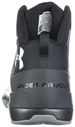 Under Armour Men's Rocket 3 Basketball Shoe, Black (005)/Zinc Gray, 9.5