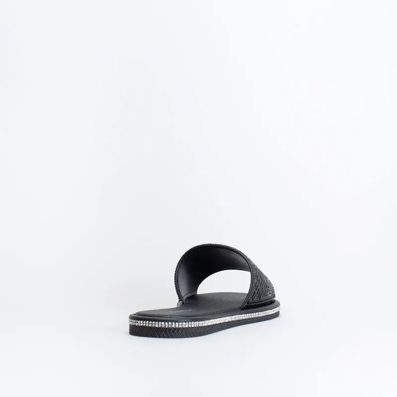 Unreal Women Jelly Mule With Diamante _ 150543