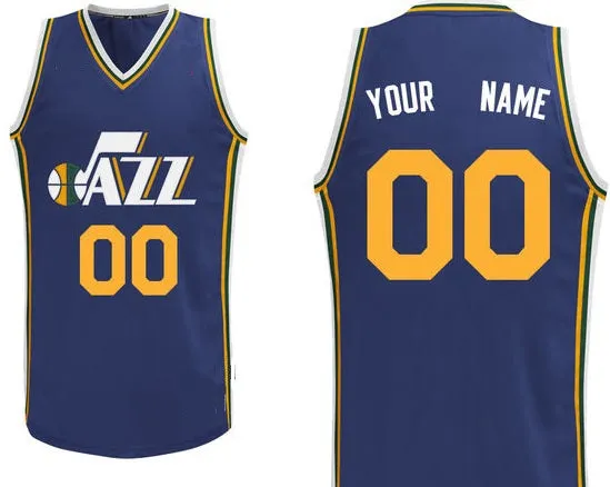 Utah Jazz Customizable Pro Style Basketball Jersey