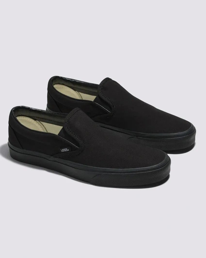 .VANS Classic Slip-on - Black/Black - (VN-0EYEBKA.BBK) - CSO - R1L6