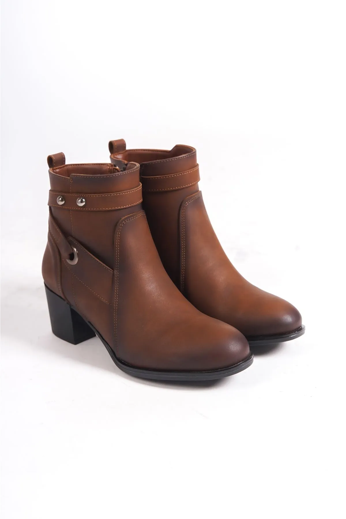 Weng Brown Women's Heeled Boots