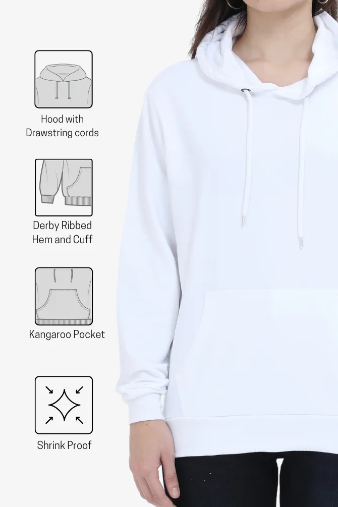 White Hoodie for women