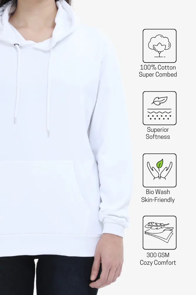 White Hoodie for women