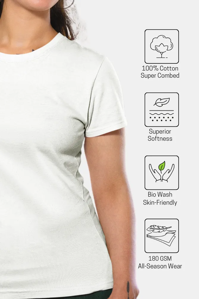 White T-shirt for women