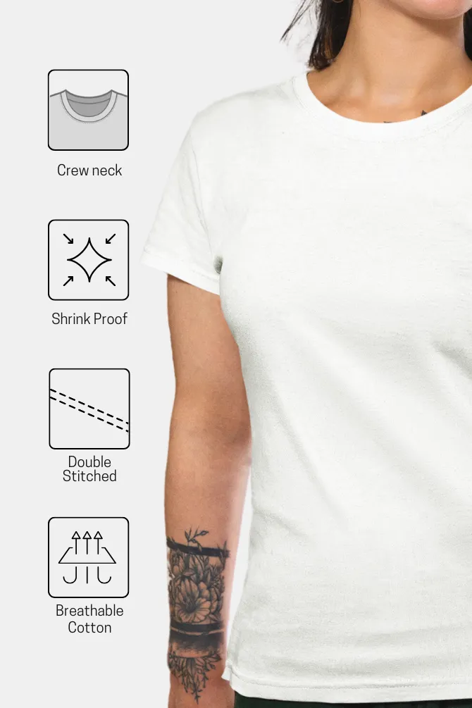 White T-shirt for women